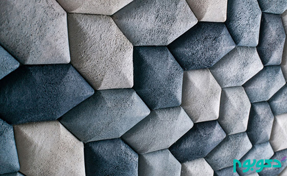 بافت های سه بعدی شگفت انگیز در طراحی دیوار ها