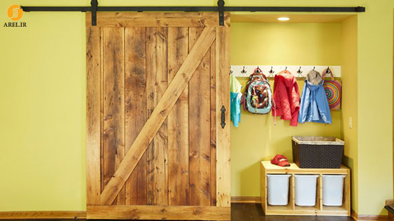 بخش اول : 25 ایده استفاده از درب کشویی چوبی در دکوراسیون منزل