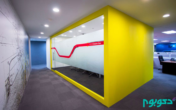 دکوراسیون داخلی دفتر فناوری در سنگاپور