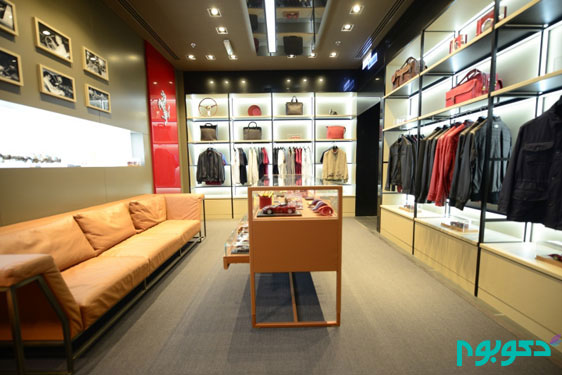 طراحی داخلی فروشگاه فِراری در دبی
