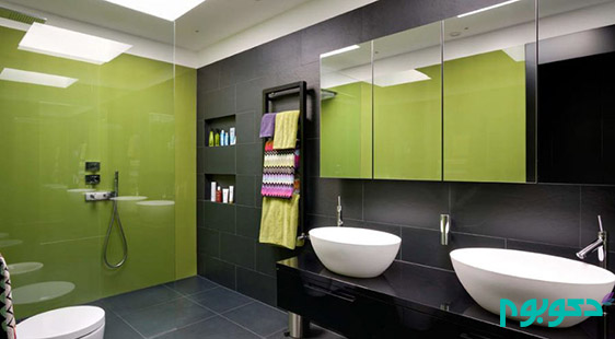 رنگ های باطراوت در دکوراسیون داخلی حمام
