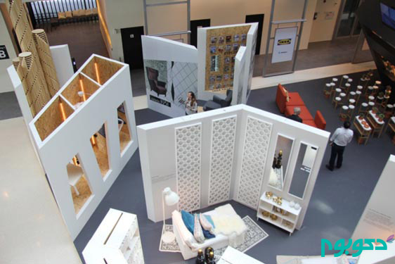 طراحی خلاقانه پاویون بِرند IKEA در دبی