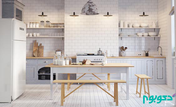 آشپزخانه ای به جذابیت سبک اسکاندیناوی