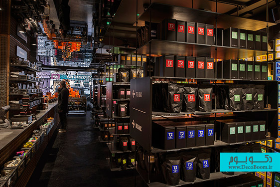 دکوراسیون فروشگاه چای و دمنوش در لندن