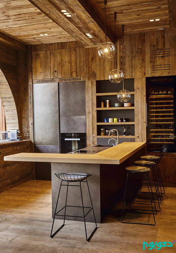 دکوراسیون خانه دنج چوبی فرانسوی