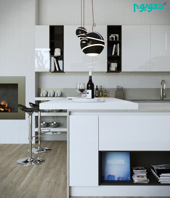 طراحی داخلی کابینت های آشپزخانه