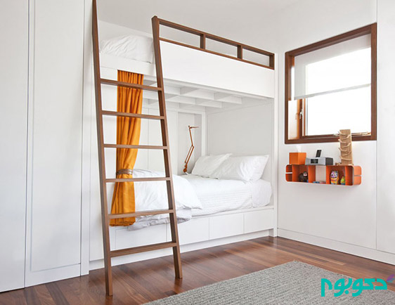 طراحی های متنوع تخت خواب در فضا های کوچک