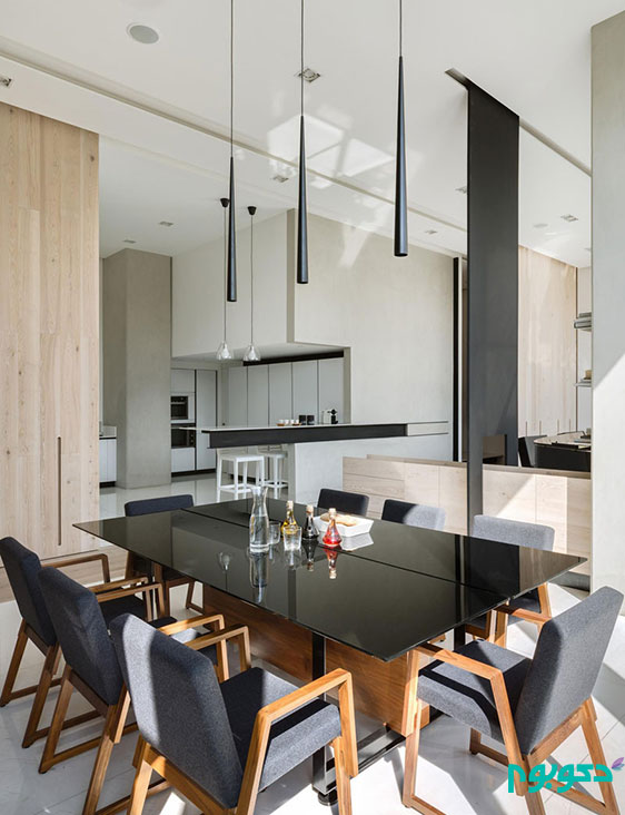 طراحی داخلی آپارتمان با نورپردازی طبیعی