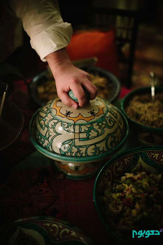 دکوراسیون میز شام به سبک مراکشی
