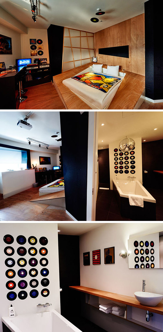 طراحی داخلی خلاقانه اتاق های هتلی در آمستردام
