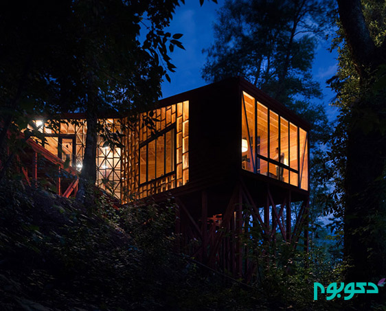طراحی خانه در قلب طبیعت شیلی