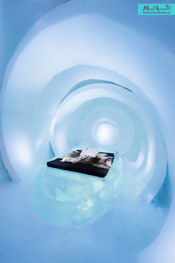 طراحی داخلی هتل یخی