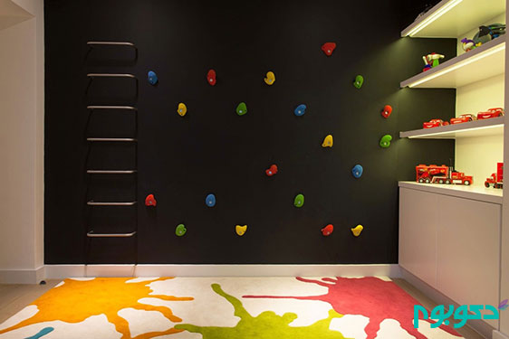 دکوراسیون داخلی خلاقانه دیوار اتاق خواب کودک