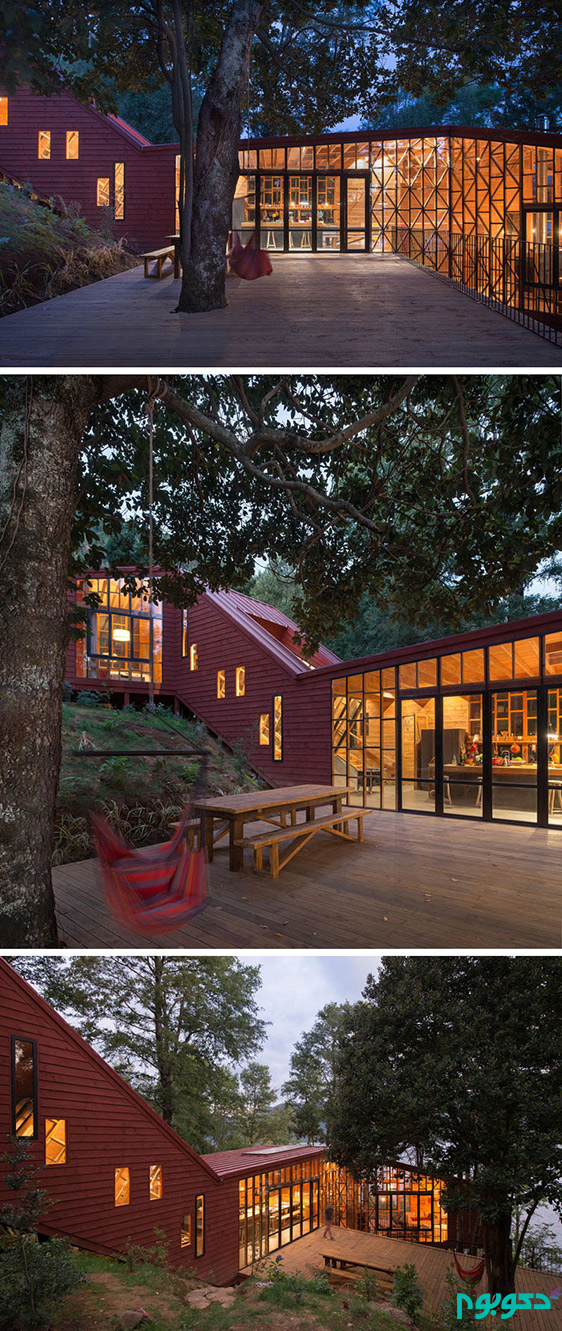 طراحی خانه در قلب طبیعت شیلی