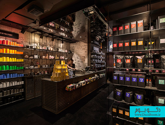دکوراسیون فروشگاه چای و دمنوش در لندن
