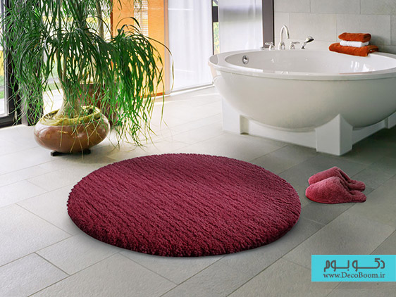 کاربرد قالیچه و فرش در دکوراسیون داخلی حمام