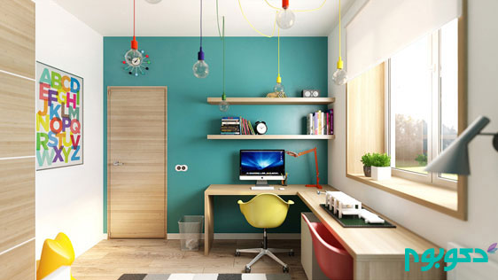 دکوراسیون داخلی آپارتمان، مدرن، دنج، رنگی