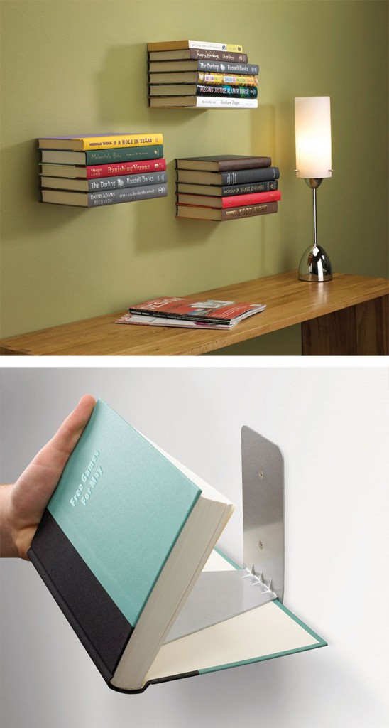 20 ایده ی خلاقانه برای طراحی قفسه ی کتاب