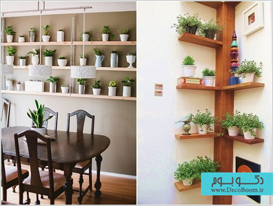 15 راه برای نمایش گیاهان در دکوراسیون داخلی خانه