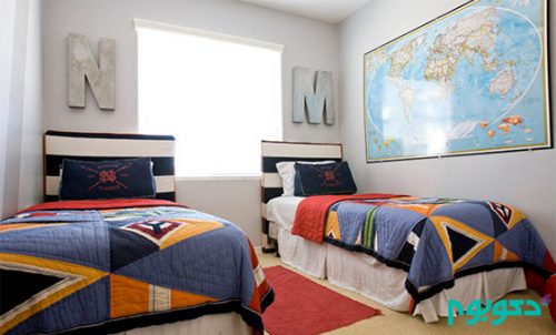  تخت خواب زیبا برای اتاق دوقلو ها