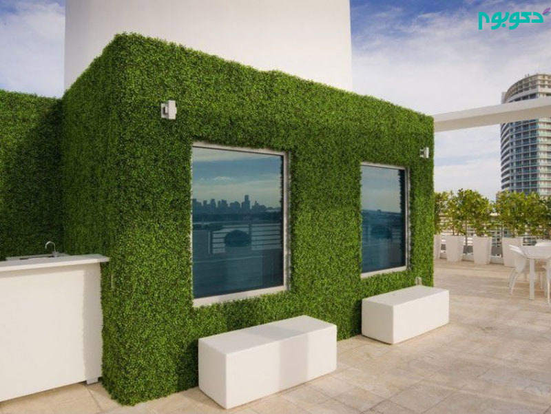 دیوار های سبز شگفت انگیز در طراحی محوطه