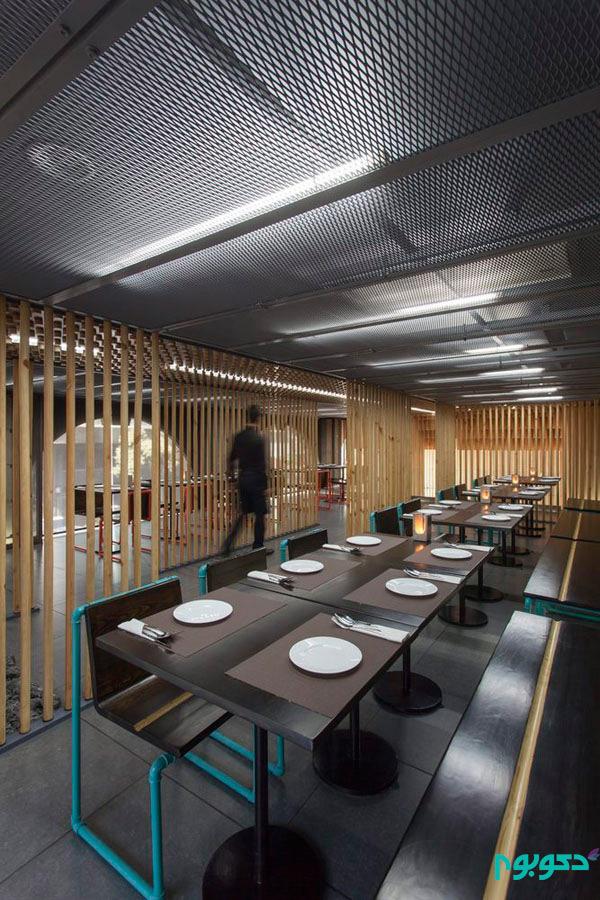 طراحی داخلی رستوران "چوجی" در خیابان سهروردی