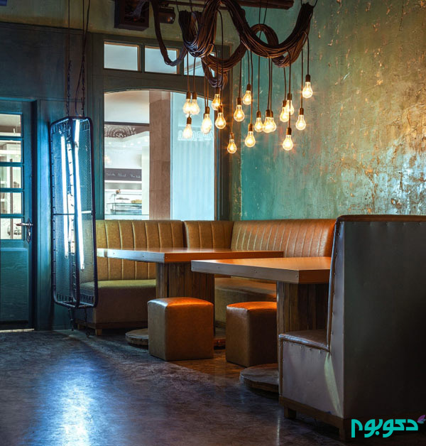 طراحی داخلی رستوران جو گریل فود در زعفرانیه