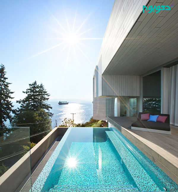 طراحی خانه ای با منظره شگفت انگیز اقیانوس در ونکوور