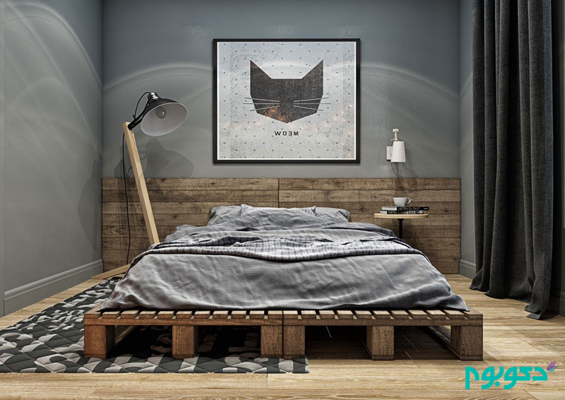 cat-print-rustic-industrial-bedroom.jpg