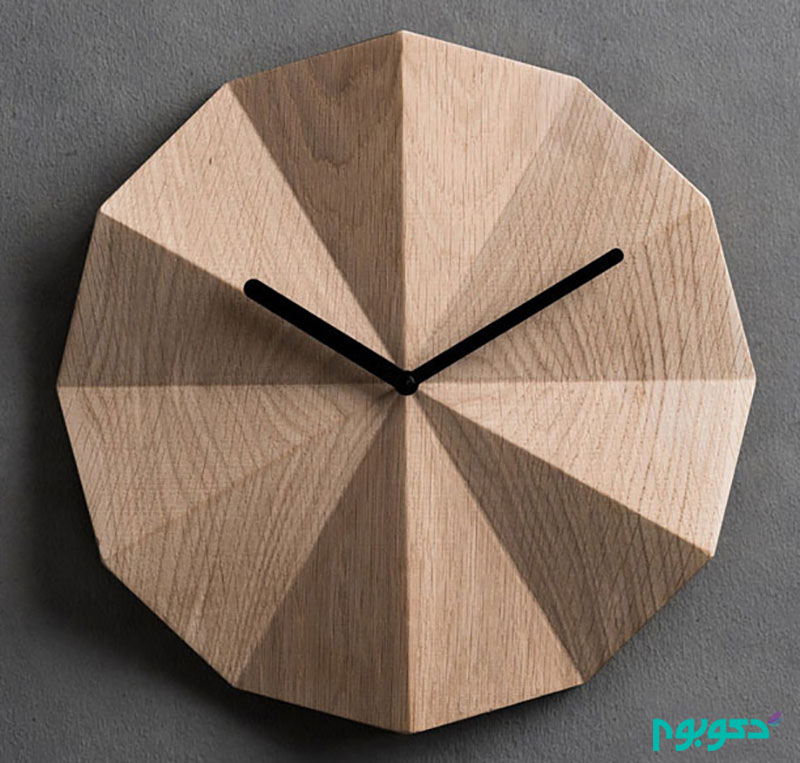 ساعت های دیواری مدرن و چوبی