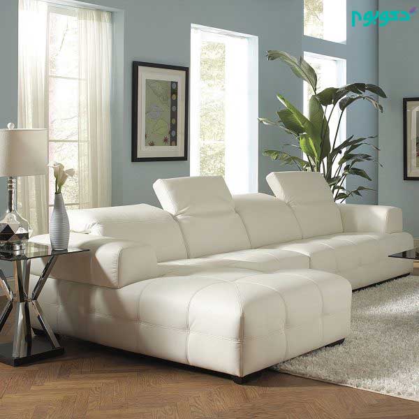  Contemporary Tufted Seat Sectional Sofa