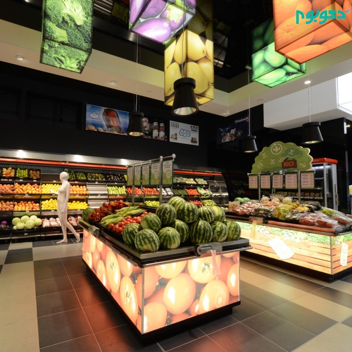 ایده های نو در طراحی داخلی سوپرمارکت