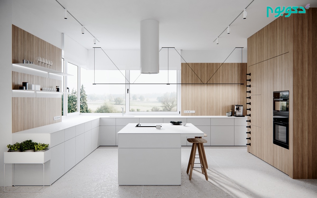 دکوراسیون 50 آشپزخانه مدرن و ال شکل