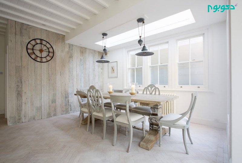 دکوراسیون 20 اتاق غذاخوری معاصر با صندلی های چوبی