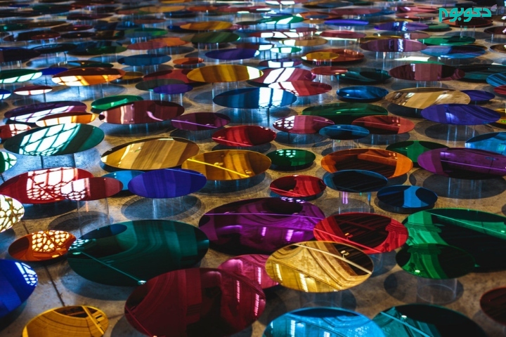 بازتاب بی نظیر رنگ ها در مرکز نمایش هنر های تجسمی