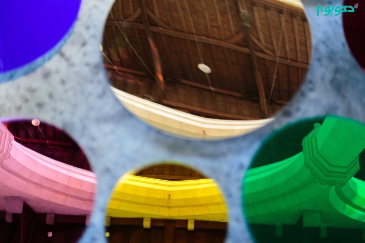 بازتاب بی نظیر رنگ ها در مرکز نمایش هنر های تجسمی