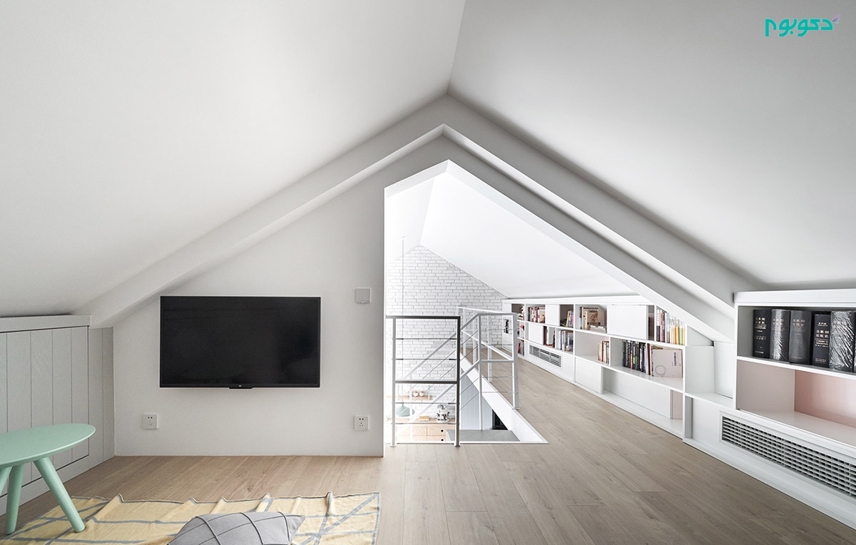 دکوراسیون داخلی خانه ی دوبلکس، روشن و مدرن