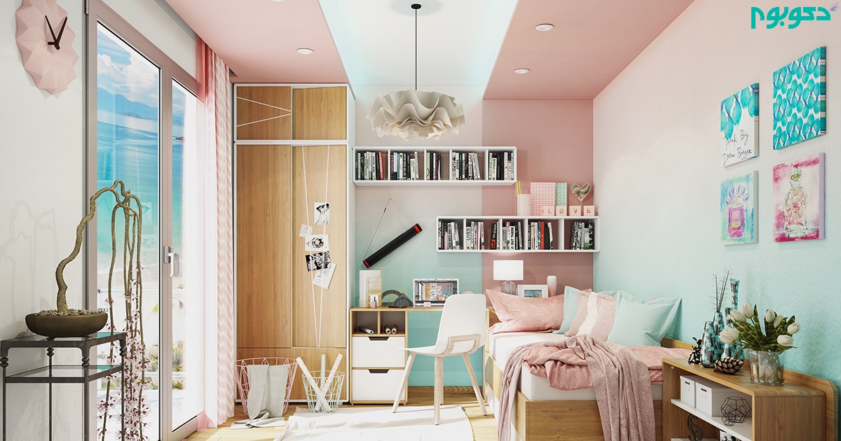 Teenage-bedroom-with-study-area