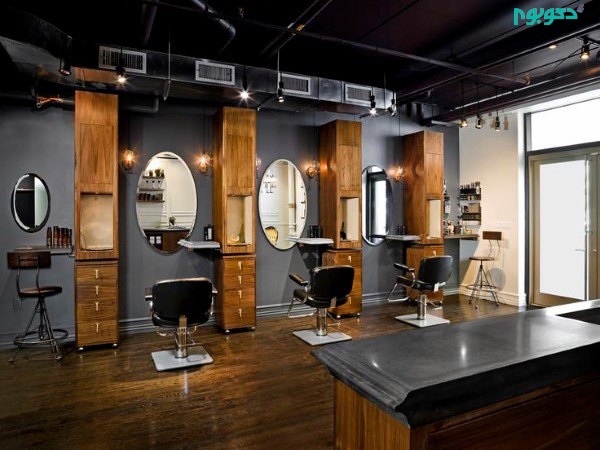 طراحی داخلی و دکوراسیون آرایشگاه مردانه