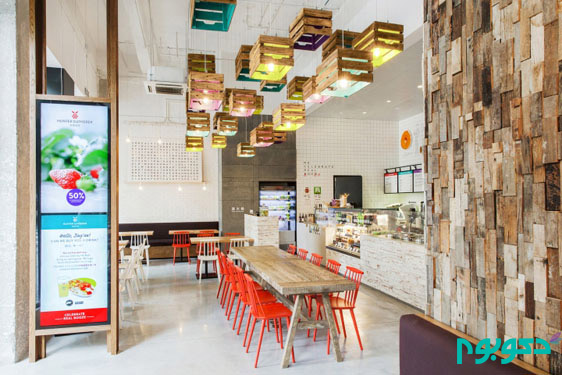 طراحی داخلی رستوران ” شکارچی” در شانگهای