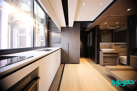 طراحی متفاوت آپارتمان ۳۰ متر مربعی در هنگ کنگ