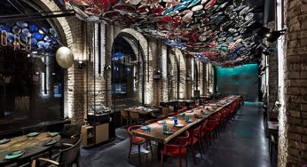 طراحی داخلی رستوران با الهام از سنت های کهن چین