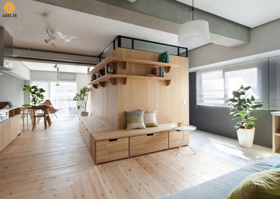 دکوراسیون داخلی 2 آپارتمان کوچک به سبک مینیمال ژاپنی