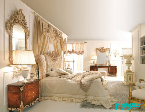 دکوراسیون ۱۰ اتاق خواب بسیار زیبا به سبک ایتالیایی