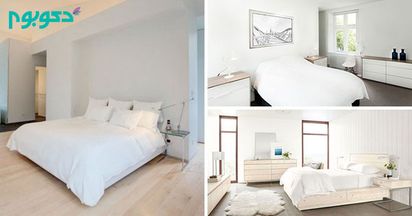 ۵ ایده ساده برای افزودن رنگ سفید به دکوراسیون اتاق خواب