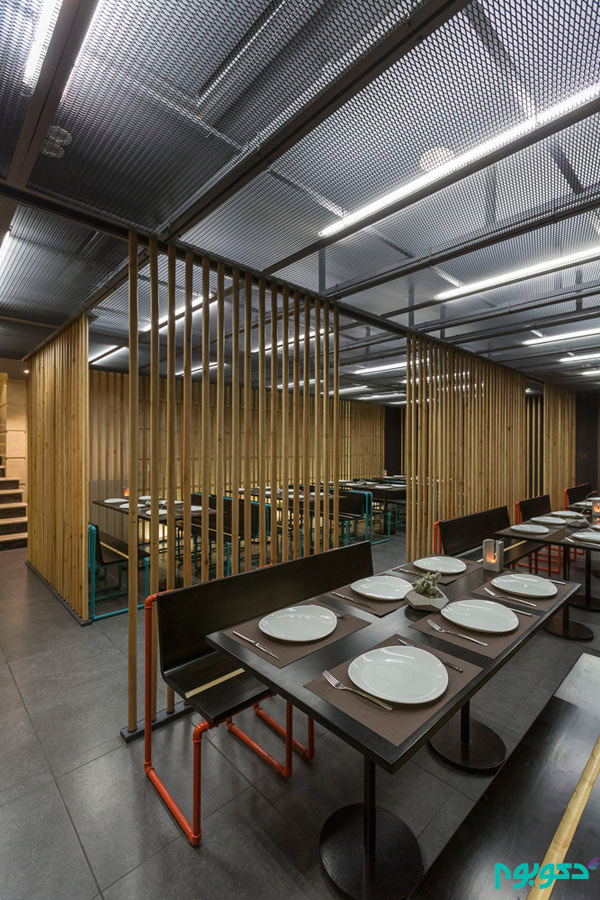 طراحی داخلی رستوران “چوجی” در خیابان سهروردی