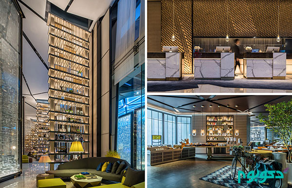 ۲۷ تصویر از طراحی داخلی هتلی مدرن و لوکس در چین