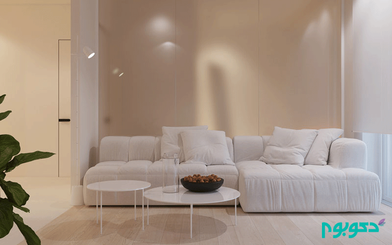 طراحی داخلی آپارتمانی یک خوابه و ۵۲ متری