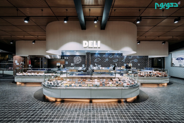 طراحی داخلی منحصر به فرد سوپرمارکتی به مساحت ۲۰۰۰ مترمربع