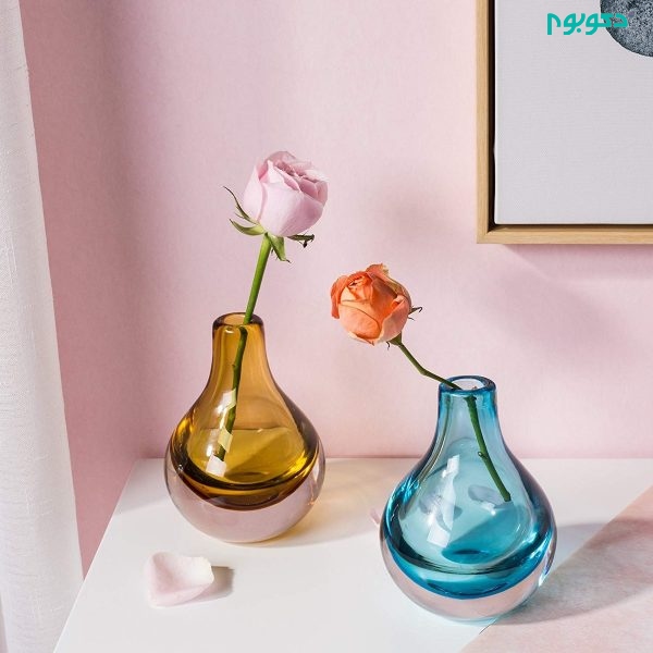 ۵۰ گلدان شیشه ای زیبا و متفاوت در دکوراسیون منزل